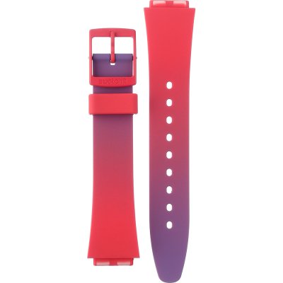 Swatch Plastic - What If - Square - SO34 ASO34R700 Squarely Berry Strap