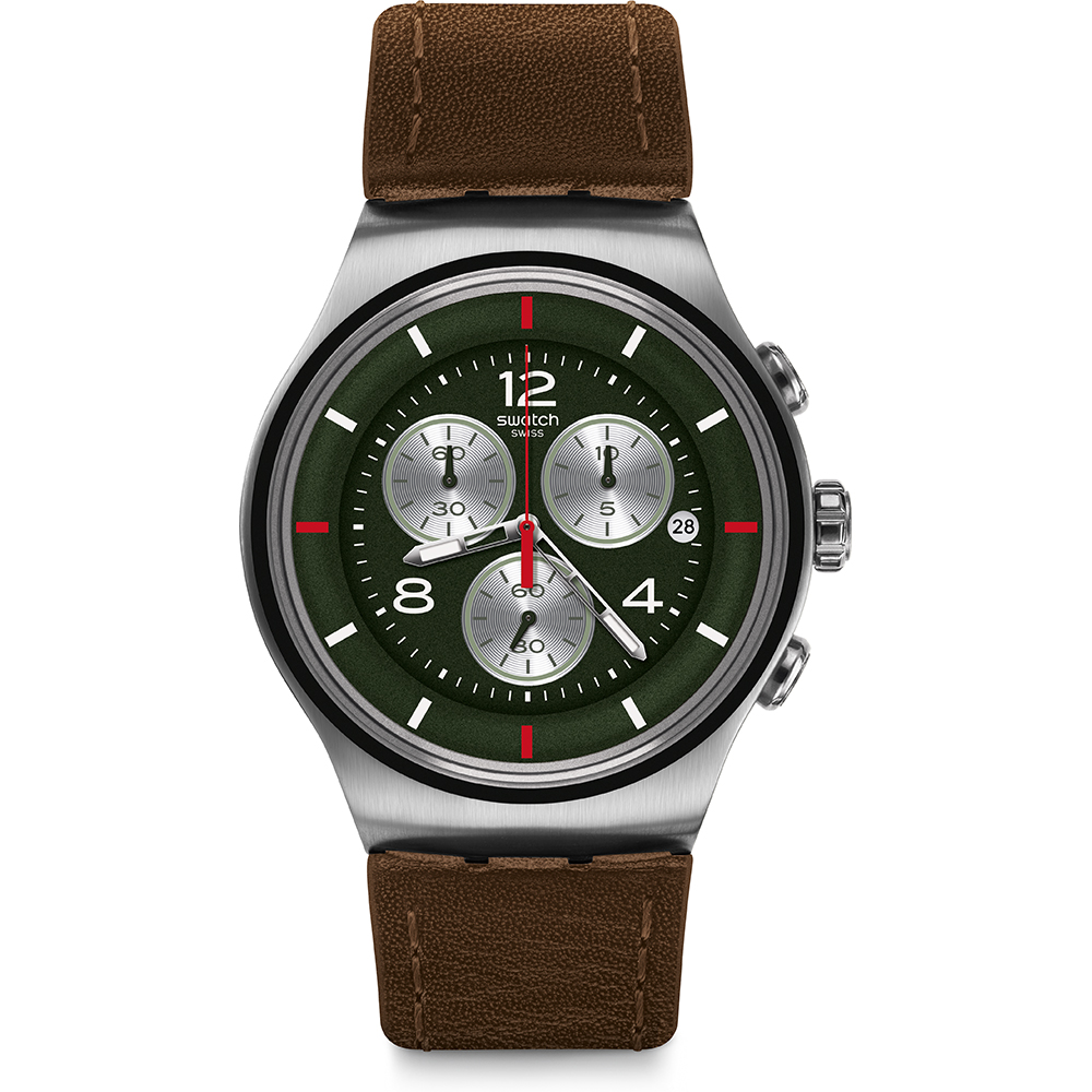 Swatch The Chrono YOS457 Bamboo Speed Watch