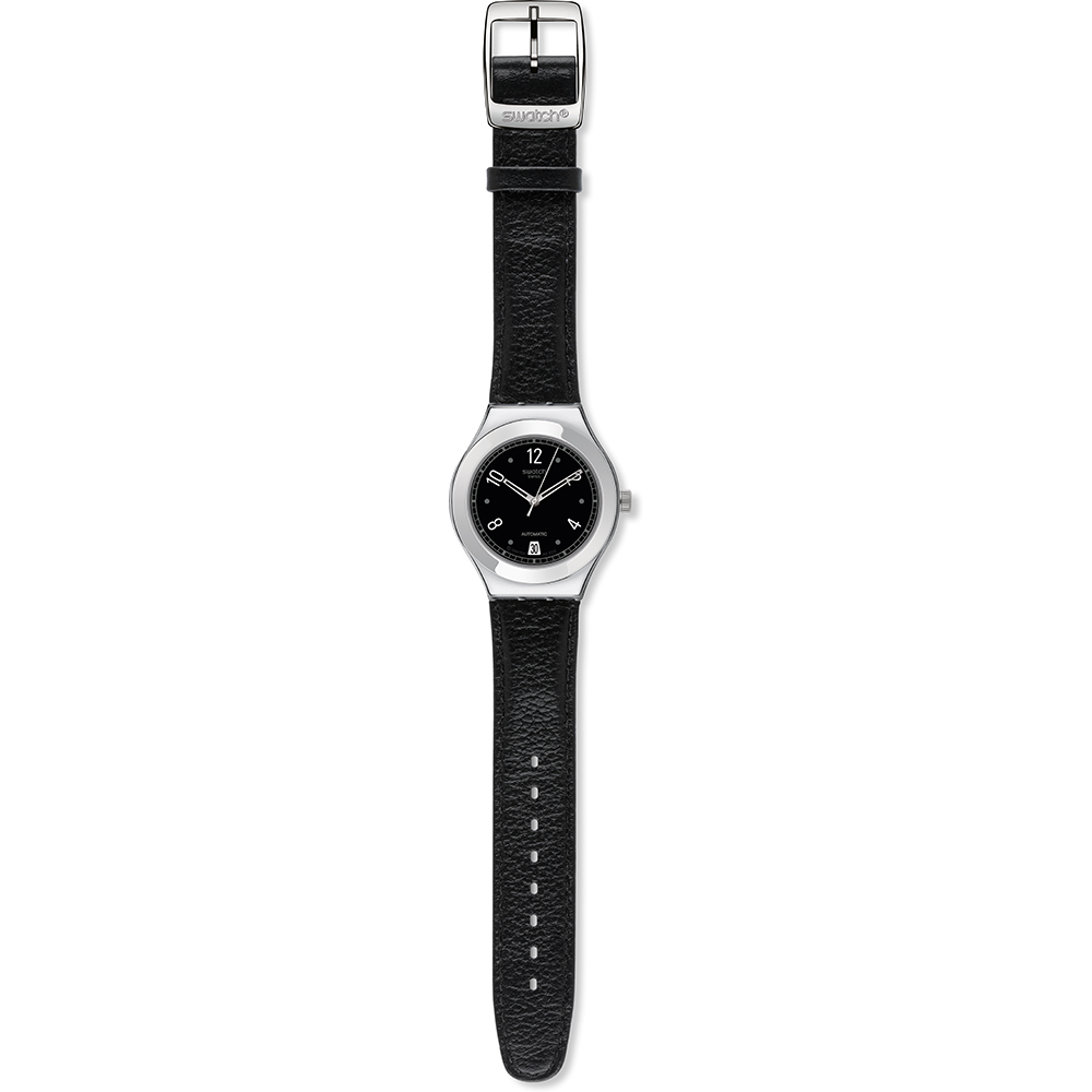 Swatch Automatic YAS405 Black Board Watch