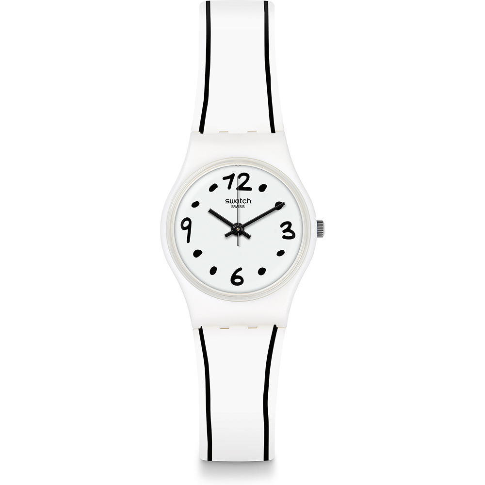 Swatch Standard Ladies LW162 Black Border Watch