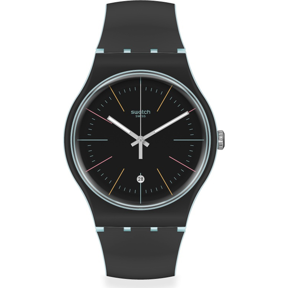 Swatch NewGent SUOS402 Black layered Watch