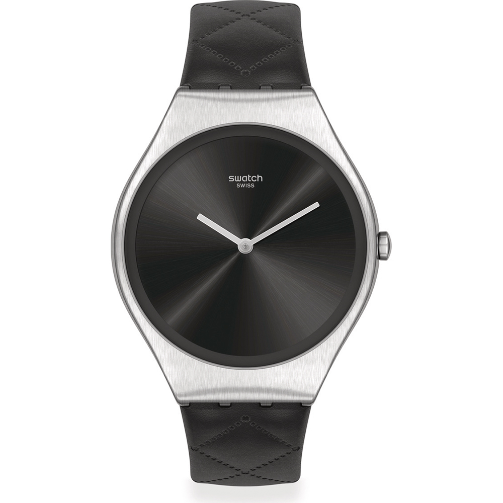 Swatch Skin Irony SYXS136 Black Quilted Watch