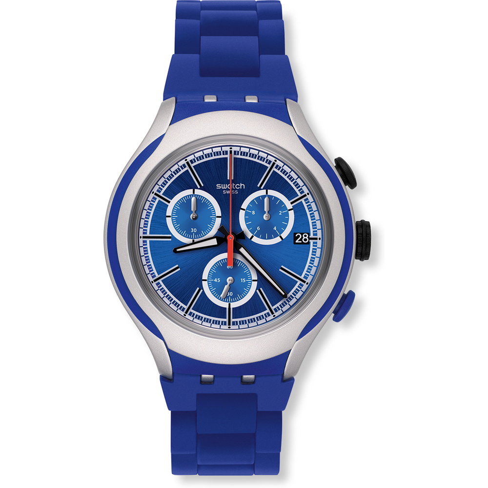 Swatch XLite Chrono YYS4017AG Blue Attack Watch