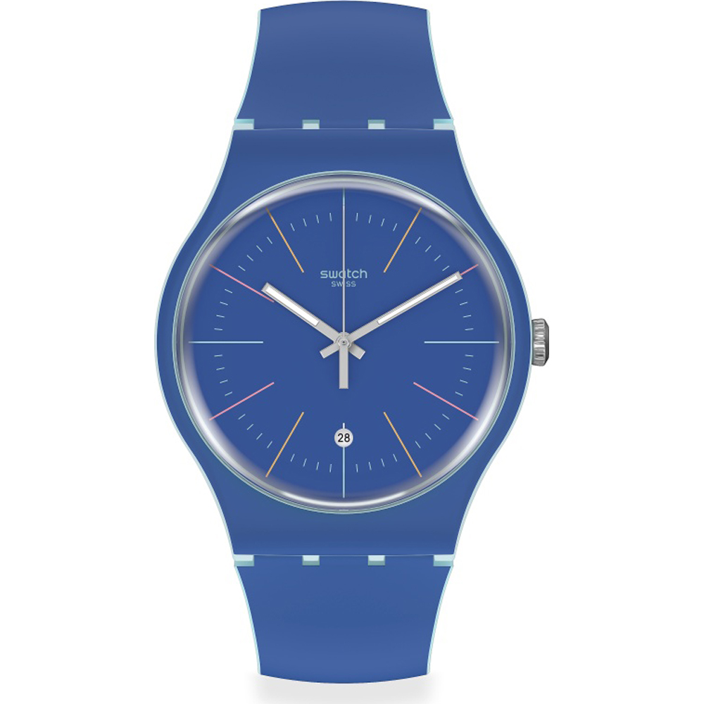 Swatch NewGent SUOS403 Blue layered Watch