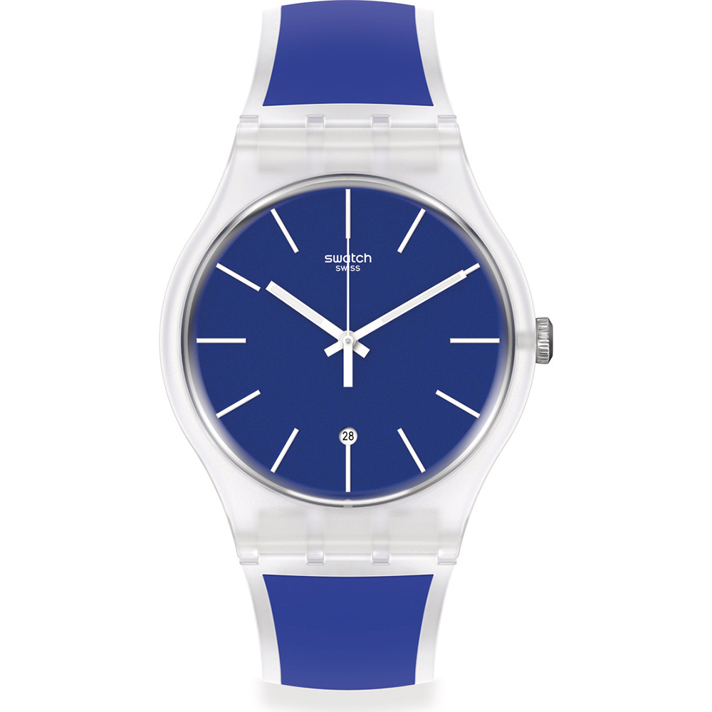 Swatch NewGent SO29K400 Blue Trip Watch