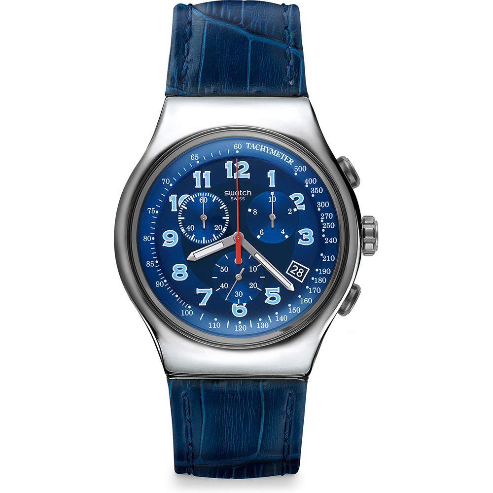Swatch The Chrono YOS449 Blue Turn Watch
