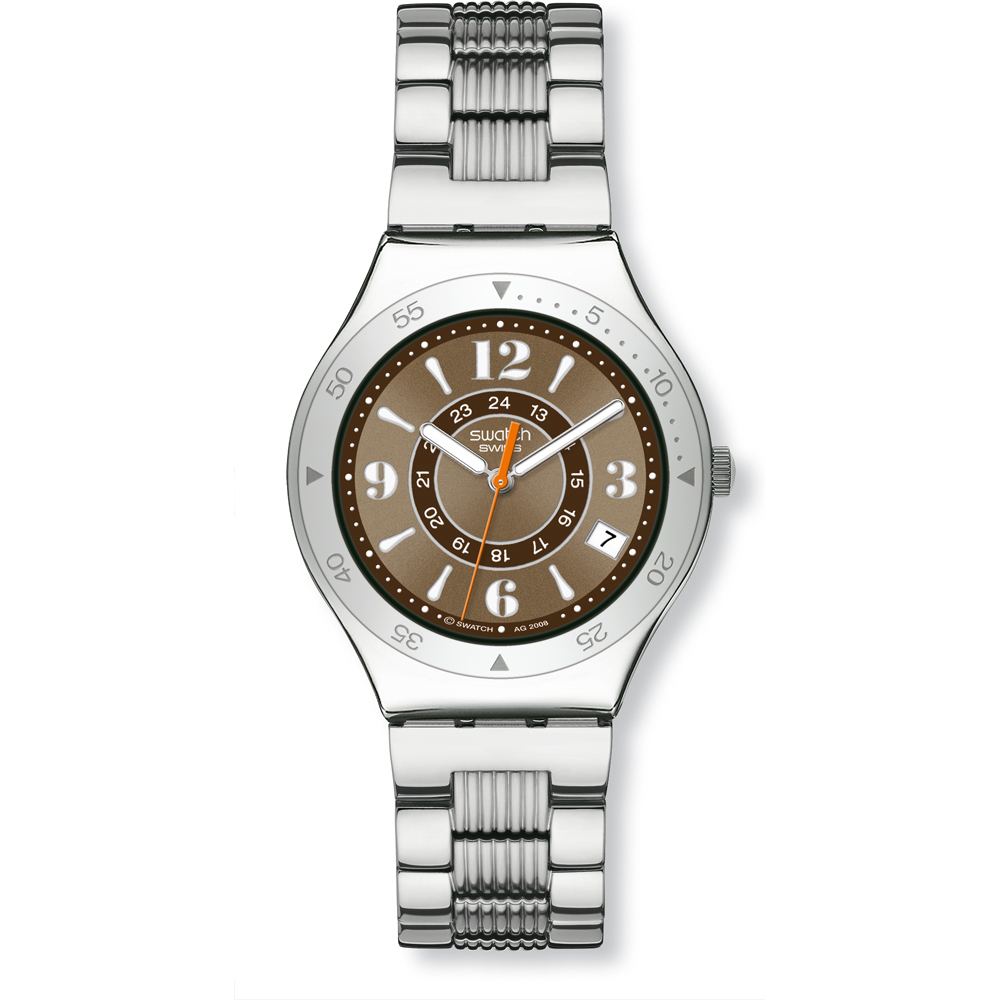 Swatch Big YGS459G Brown Step Watch