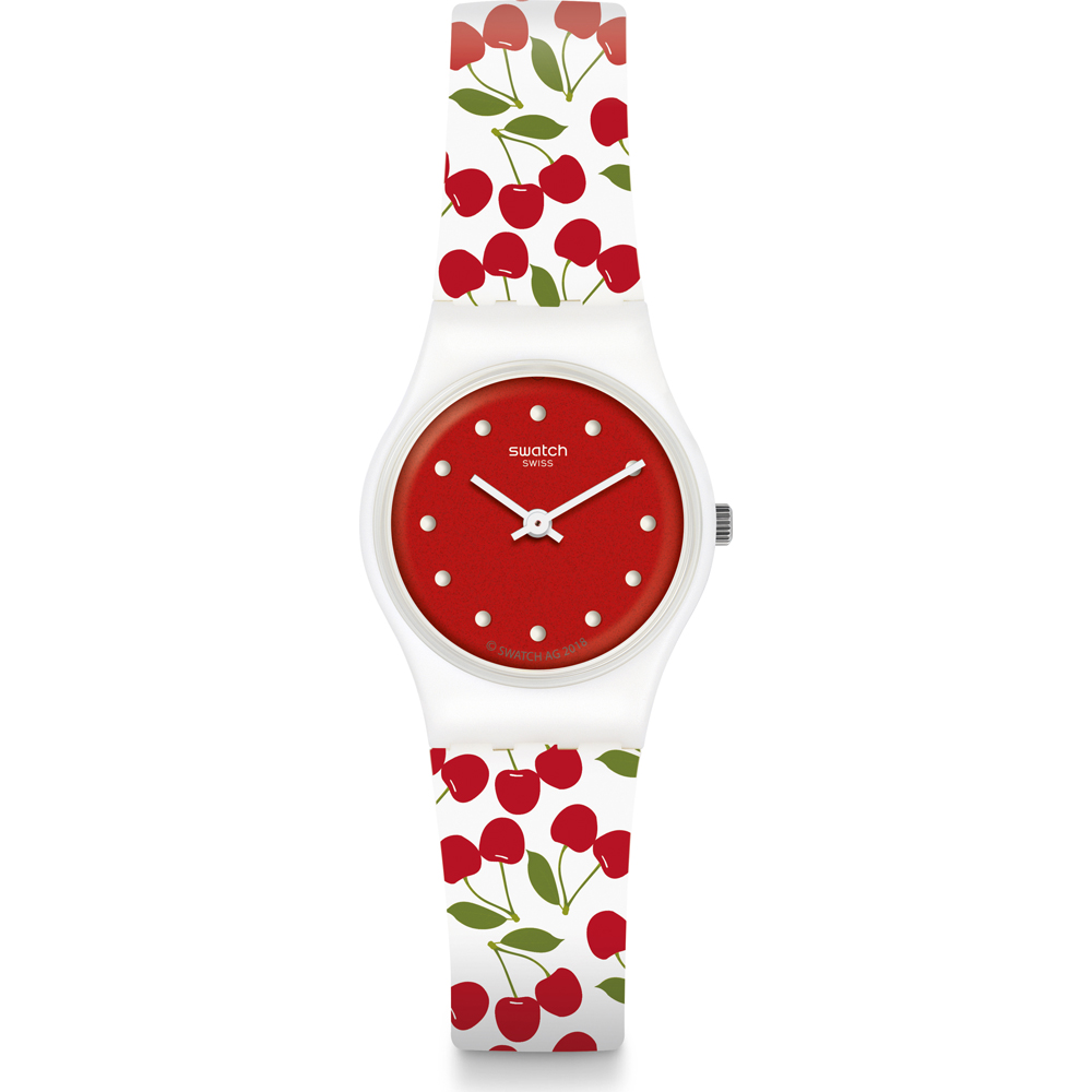 Swatch Standard Ladies LW167 Cerise Moi Watch