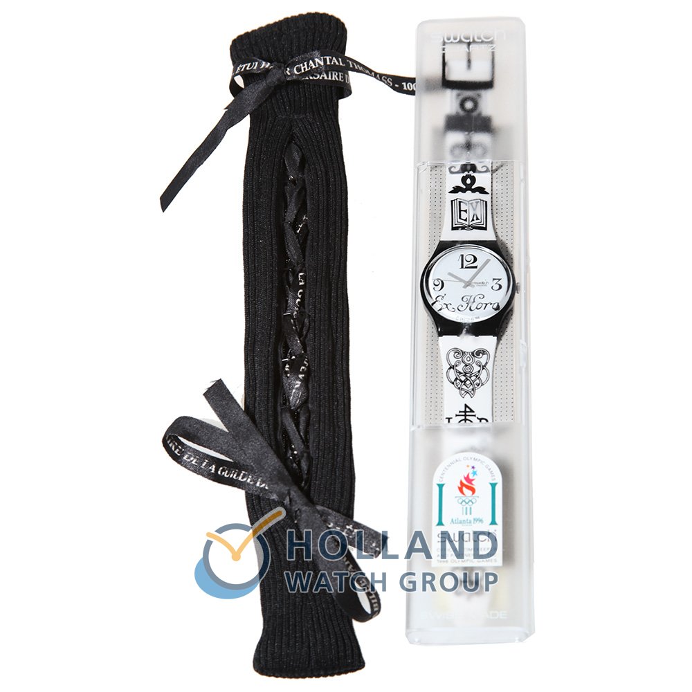 Swatch Packaging Specials GB163PACK Chantal Thomas (Black Letter) Watch