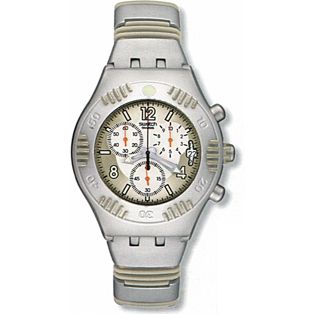Swatch Scuba 200 Chrono YBS4001AG Cherguy Watch