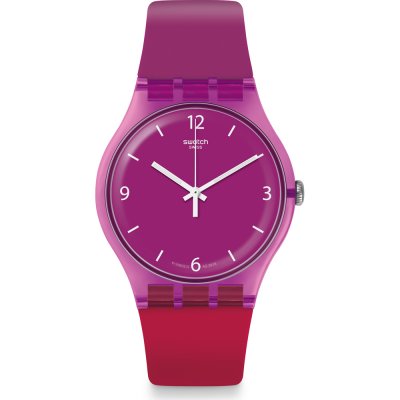 Swatch Originals Large (41mm) SUOV104 Cherryberry Watch