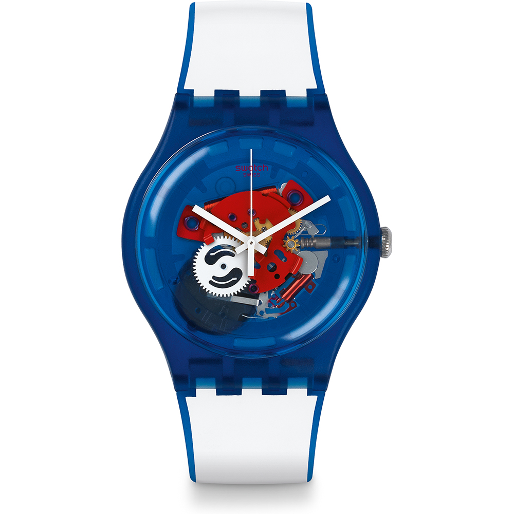 Swatch NewGent SUON112 Clownfish Blue Watch