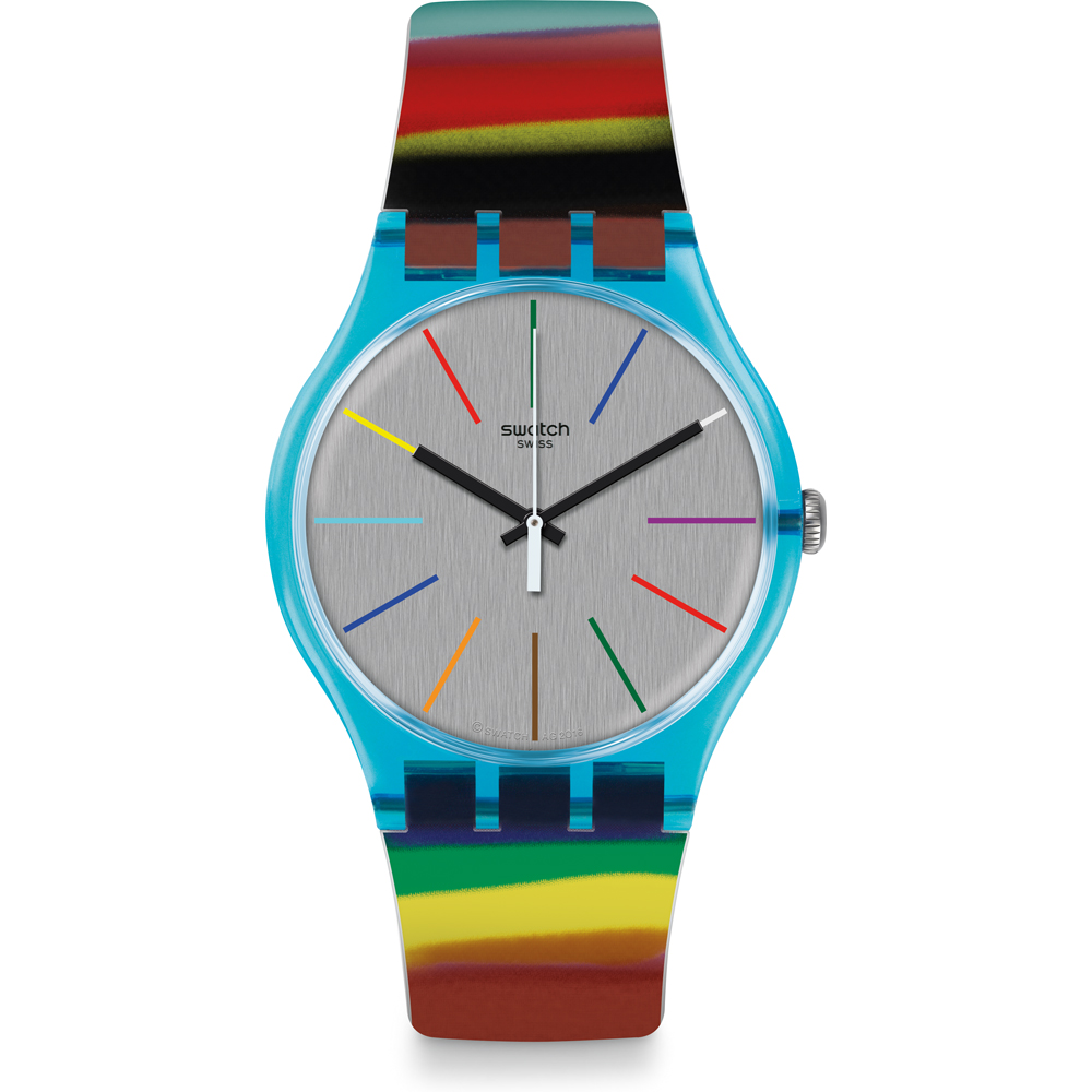 Swatch NewGent SUOS106 Colorbrush Watch