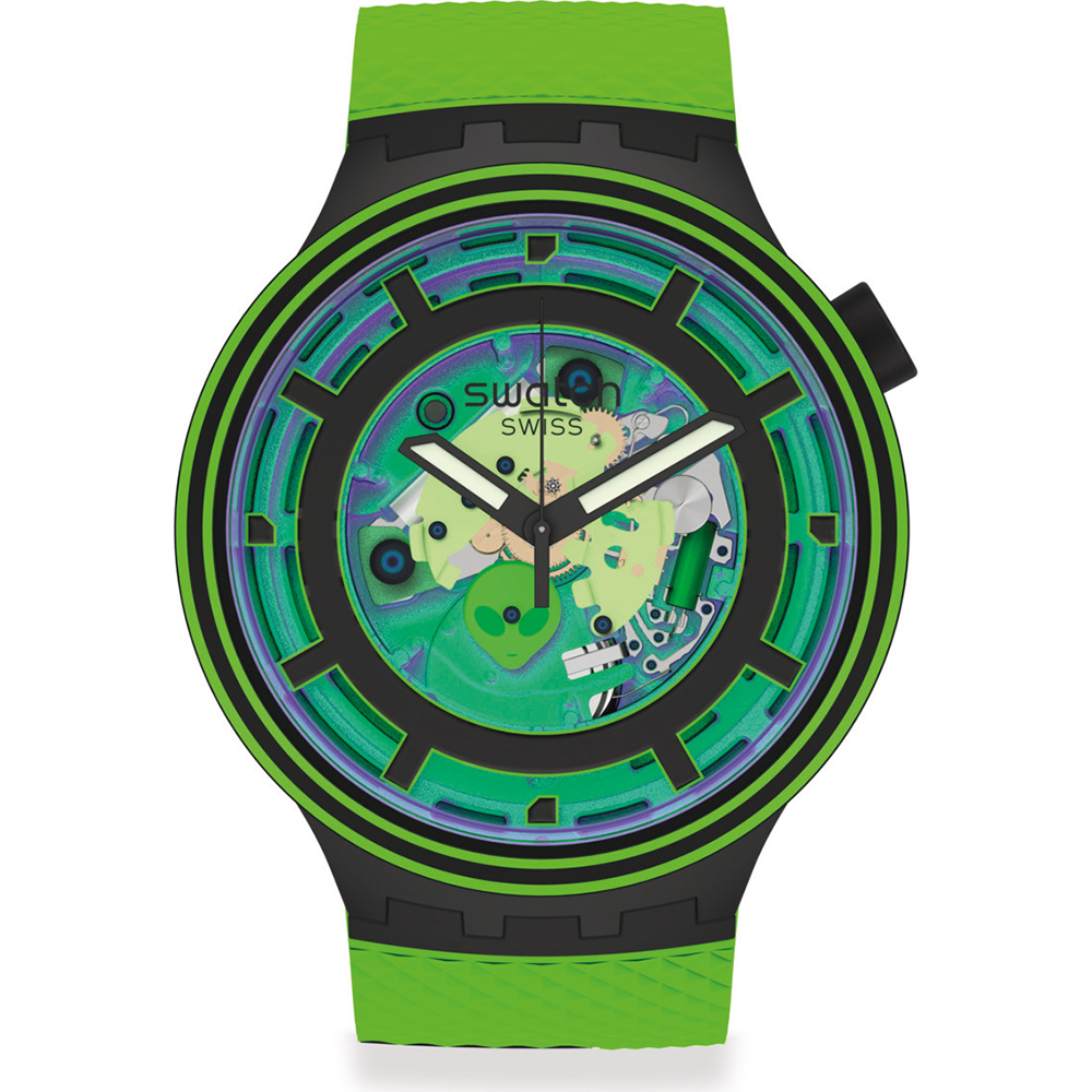 Swatch Big Bold SB01B125 Come In Peace! Watch