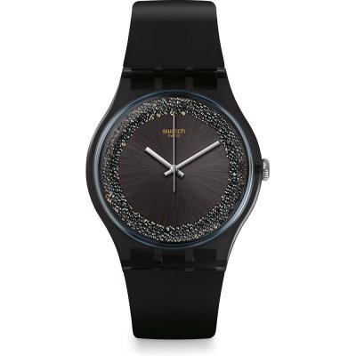 Swatch Originals Large (41mm) SUOB156 Darksparkles Watch