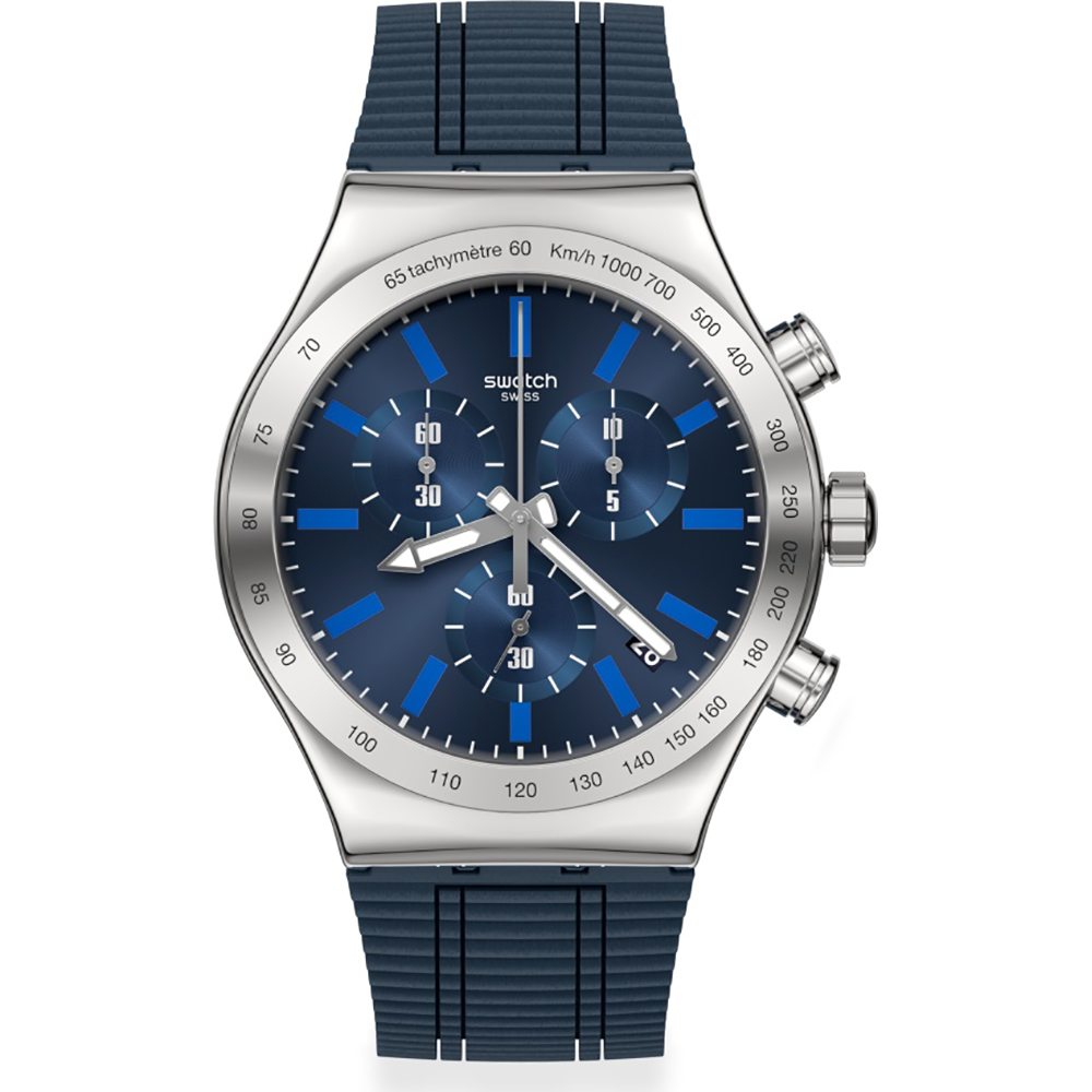 Swatch Irony - Chrono New YVS478 Electric Blue Watch