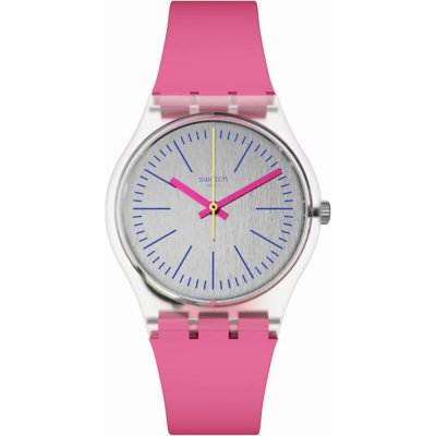 Swatch Originals Medium (34mm) GE256 Fluo Pinky Watch