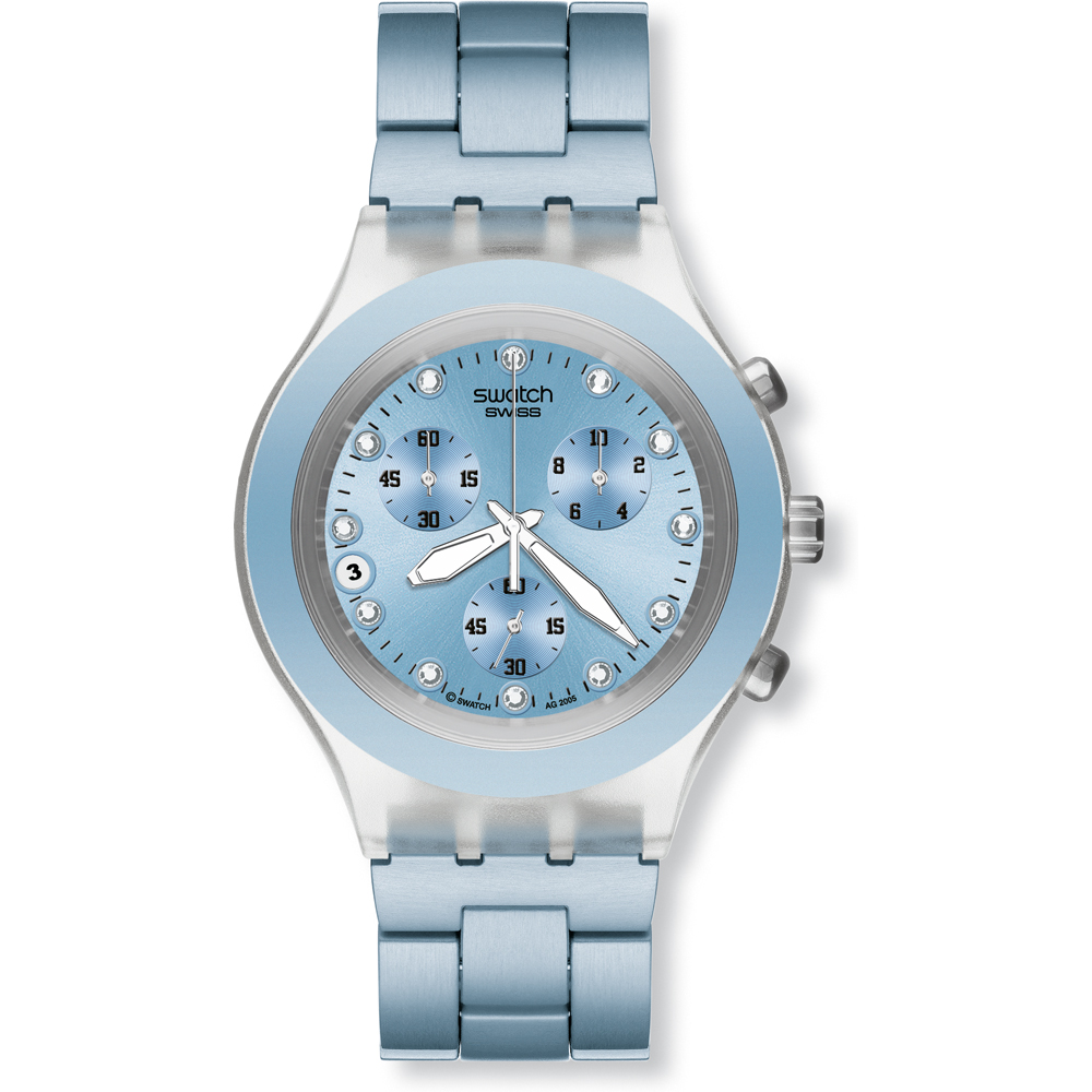 Swatch Chrono SVCK4036AG Full-Blooded Blue Watch