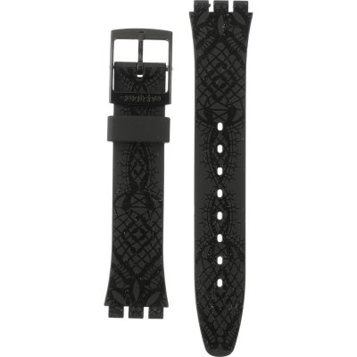 Swatch Plastic - Originals Medium (34mm) /Access/Solar/Musicall/Stop - G/SK/SL/SR/SS/SO28 AGB320 GB320 Dentelle Strap