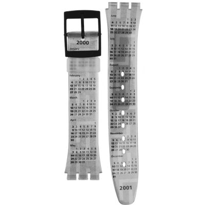 Swatch Plastic - Originals Medium (34mm) /Access/Solar/Musicall/Stop - G/SK/SL/SR/SS/SO28 AGB741 GB741 It's Here Strap