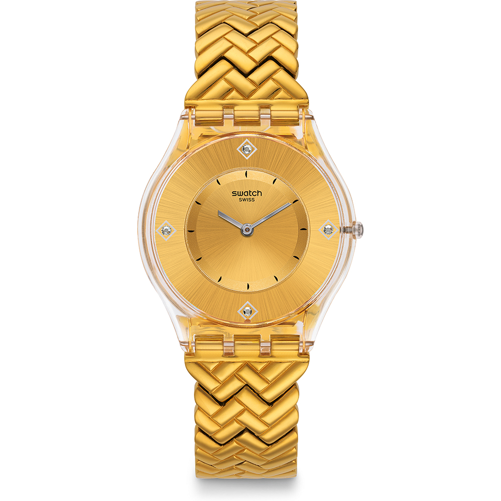 Swatch Skin SFE106G Golden Street Watch