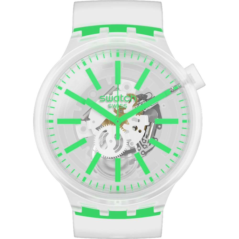 Swatch Big Bold SO27E104 GreenInJelly Watch