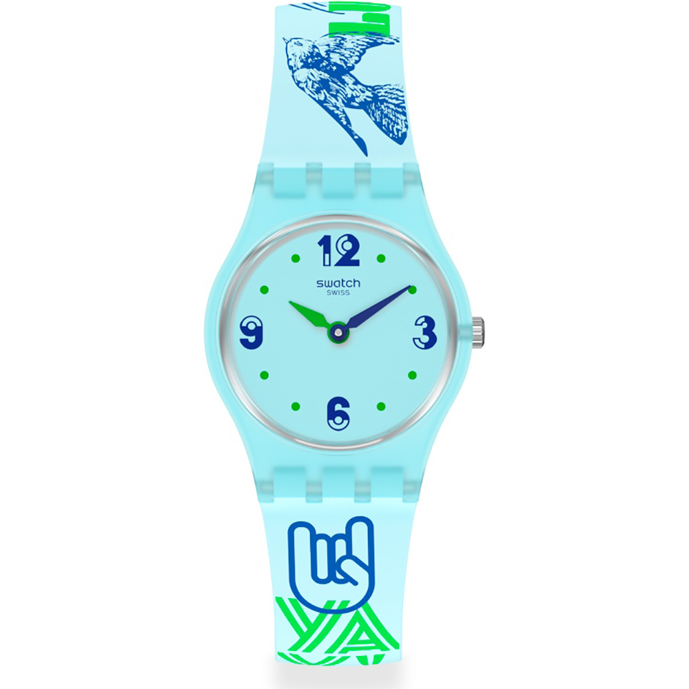 Swatch Standard Ladies LN157 #Greentouche Watch