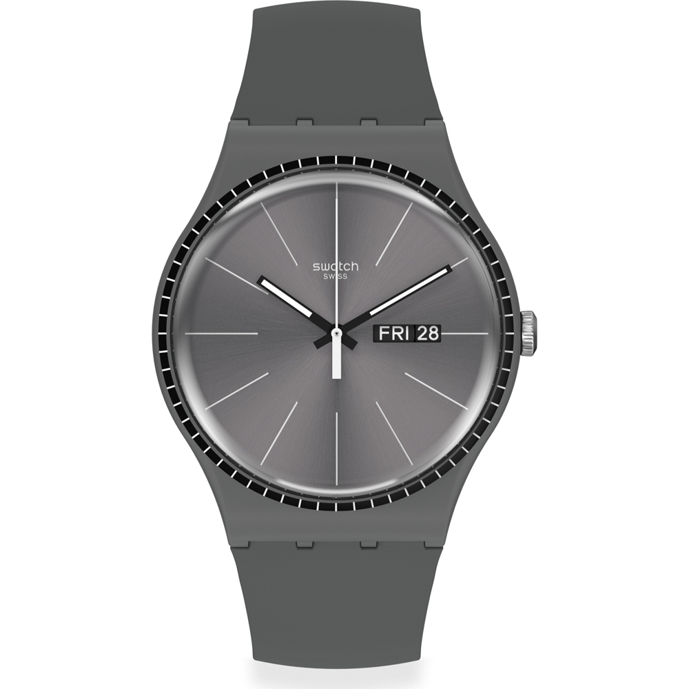 Swatch NewGent SUOM709 Grey Rails Watch