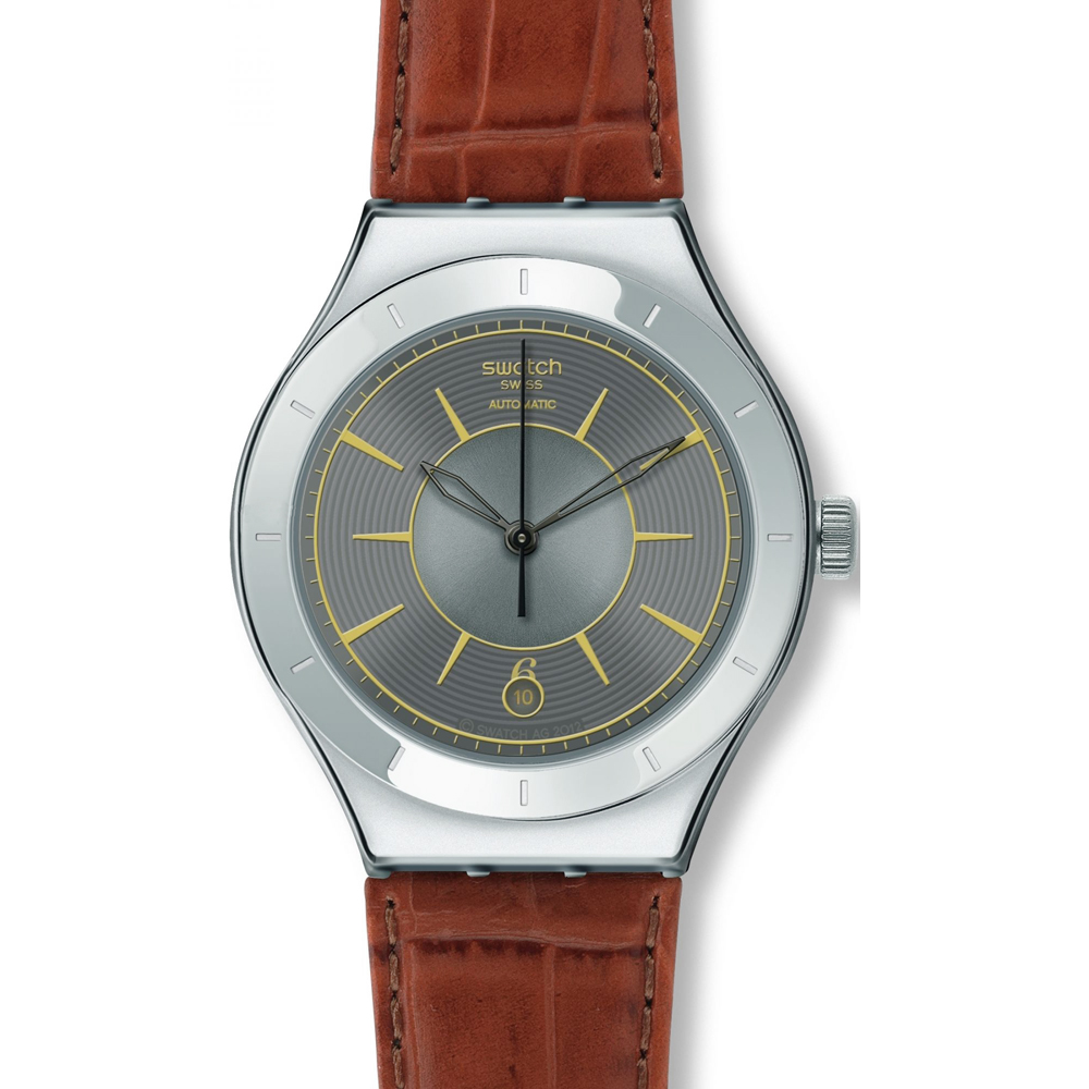 Swatch Automatic YAS406 Grey Sky Watch