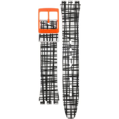 Swatch Plastic - Originals Medium (34mm) /Access/Solar/Musicall/Stop - G/SK/SL/SR/SS/SO28 AGW183 GW183 Lace Me Strap