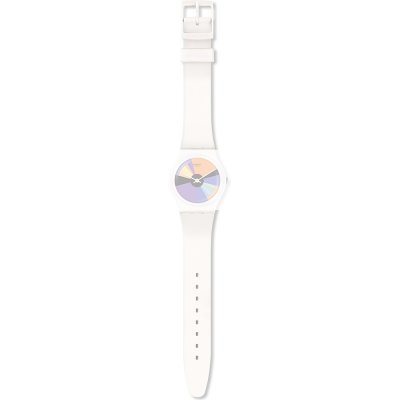 Swatch Plastic - Originals Medium (34mm) /Access/Solar/Musicall/Stop - G/SK/SL/SR/SS/SO28 AGW709 GW709 Color Calendar Strap