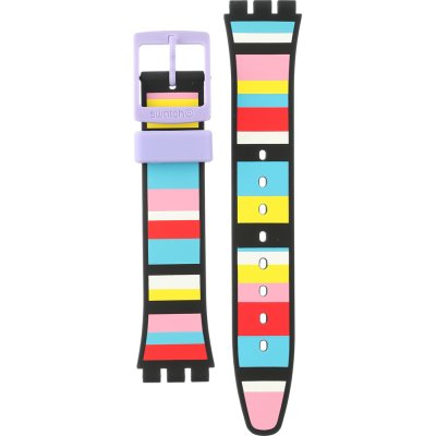 Swatch Plastic - Originals Medium (34mm) /Access/Solar/Musicall/Stop - G/SK/SL/SR/SS/SO28 AGZ341 GZ341 Necessary Focus Strap