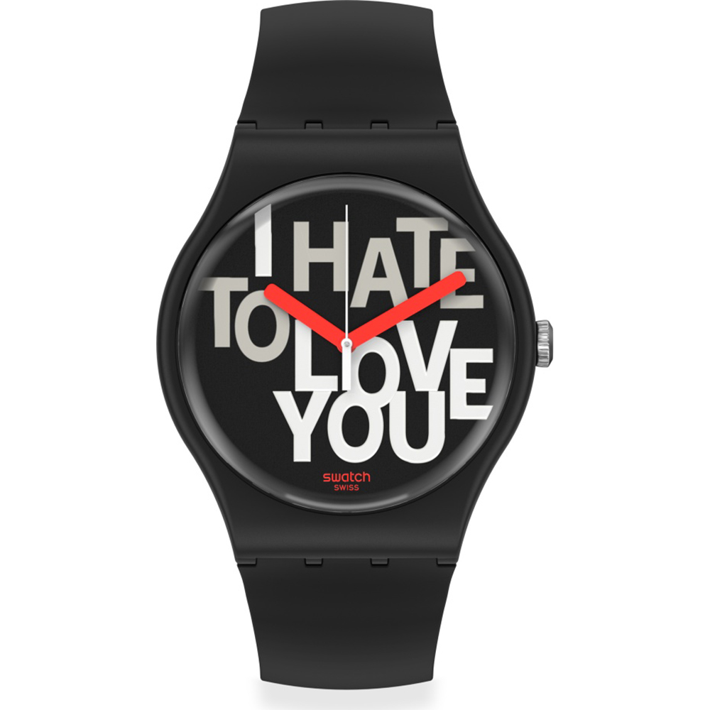 Swatch NewGent SUOB185 Hate 2 Love Watch