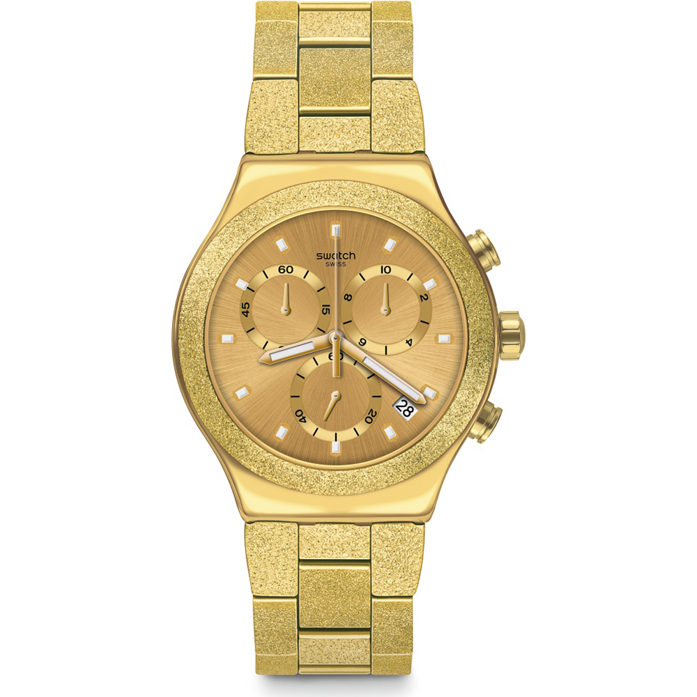 Swatch Irony - Chrono New YVG407G Irony Goldshiny Watch