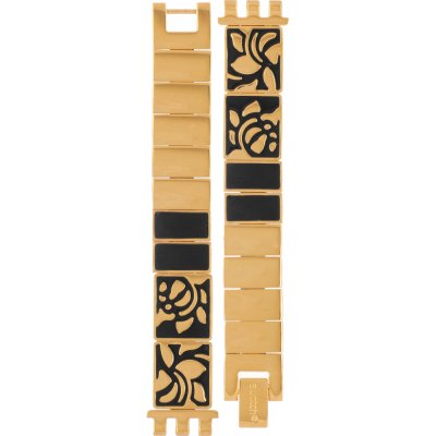 Swatch Plastic - Originals Small (25mm) - L ALB168G LB168G Golden Flowers Strap