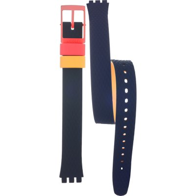 Swatch Plastic - Originals Small (25mm) - L ALN150 LN150 Check Me Out Strap