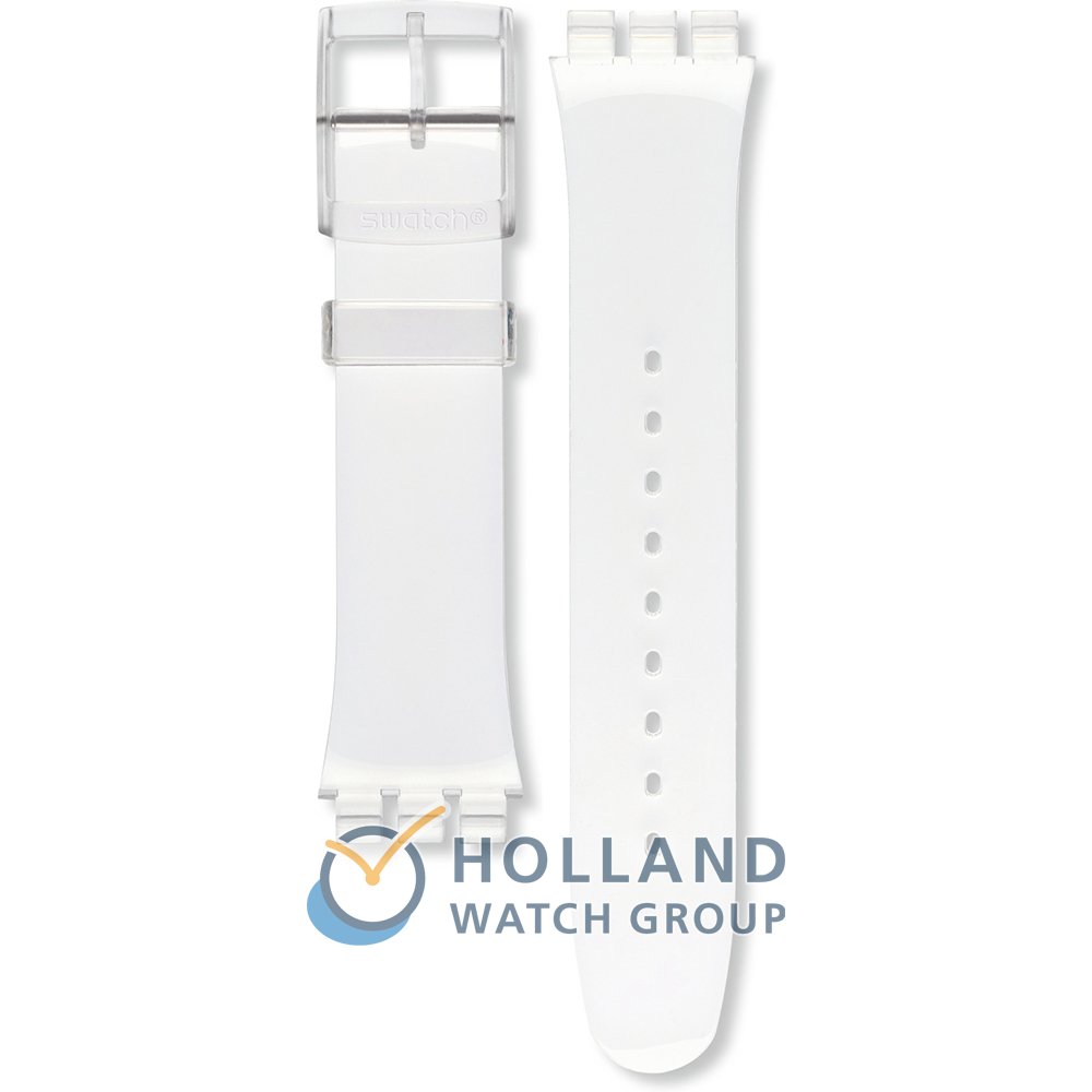 Swatch Straps ASUOK105 Look Through • Official dealer • Watch.co.uk