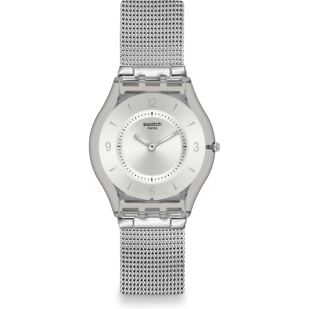 Swatch Skin SFM118M Metal Knit Watch