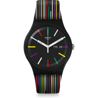 Swatch Originals Large (41mm) SUOB729 Nuit D'Ete Watch