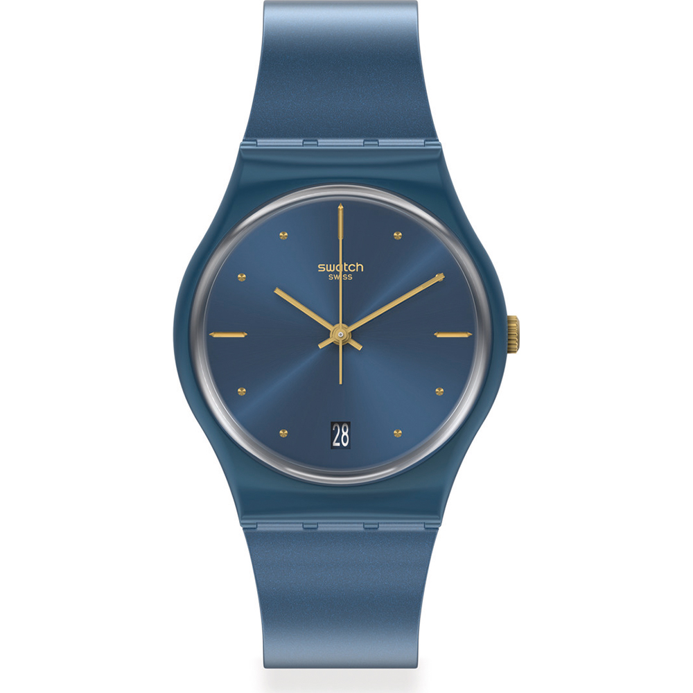 Swatch Standard Gents GN417 Pearly Blue Watch