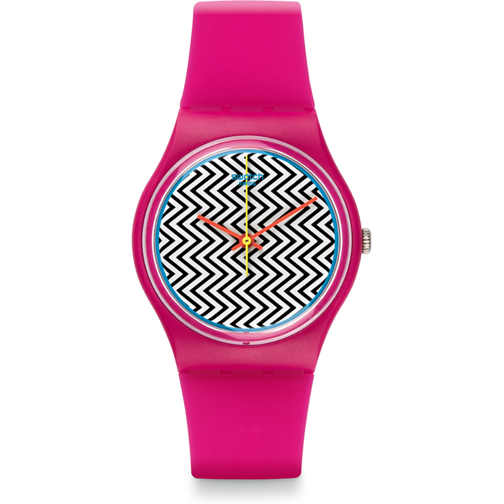 Swatch Standard Gents GP142 Pink Fuzz Watch