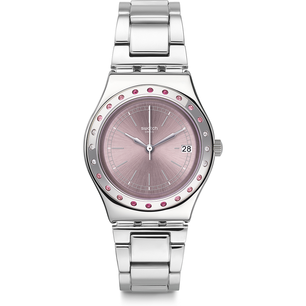 Swatch Irony Medium YLS455G Pinkaround Watch