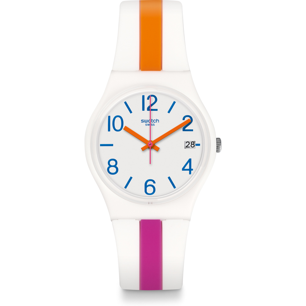 Swatch Standard Gents GW408 Pinkline Watch