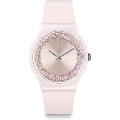 Swatch Originals Large (41mm) SUOP110 Pinksparkles Watch