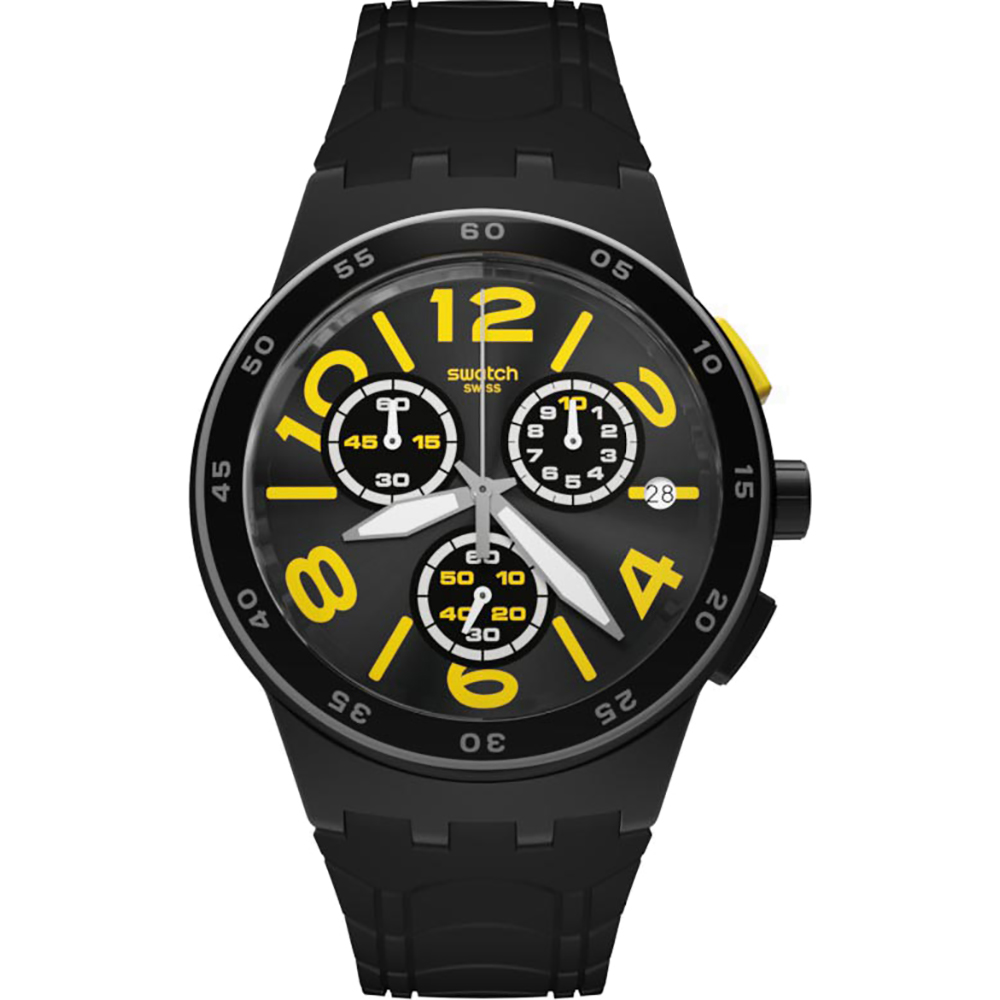 Swatch New Chrono Plastic SUSB412 Pneumatic Watch