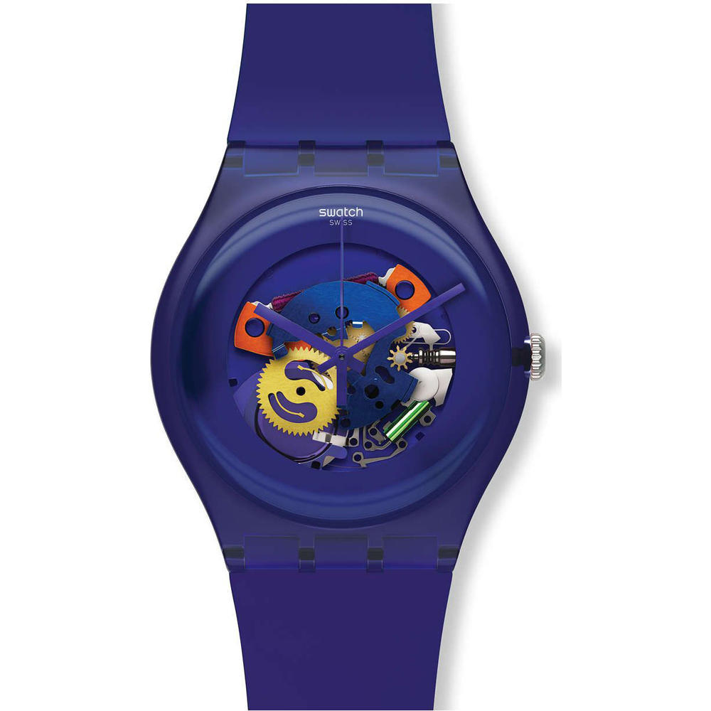 Swatch NewGent SUOV100 Purple Lacquered Watch