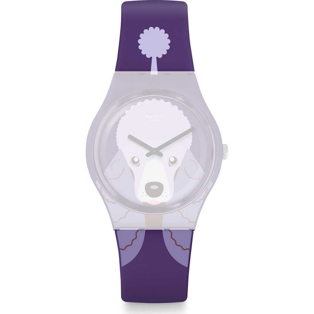 Swatch Standard Gents GV133 Purple Poodle Watch