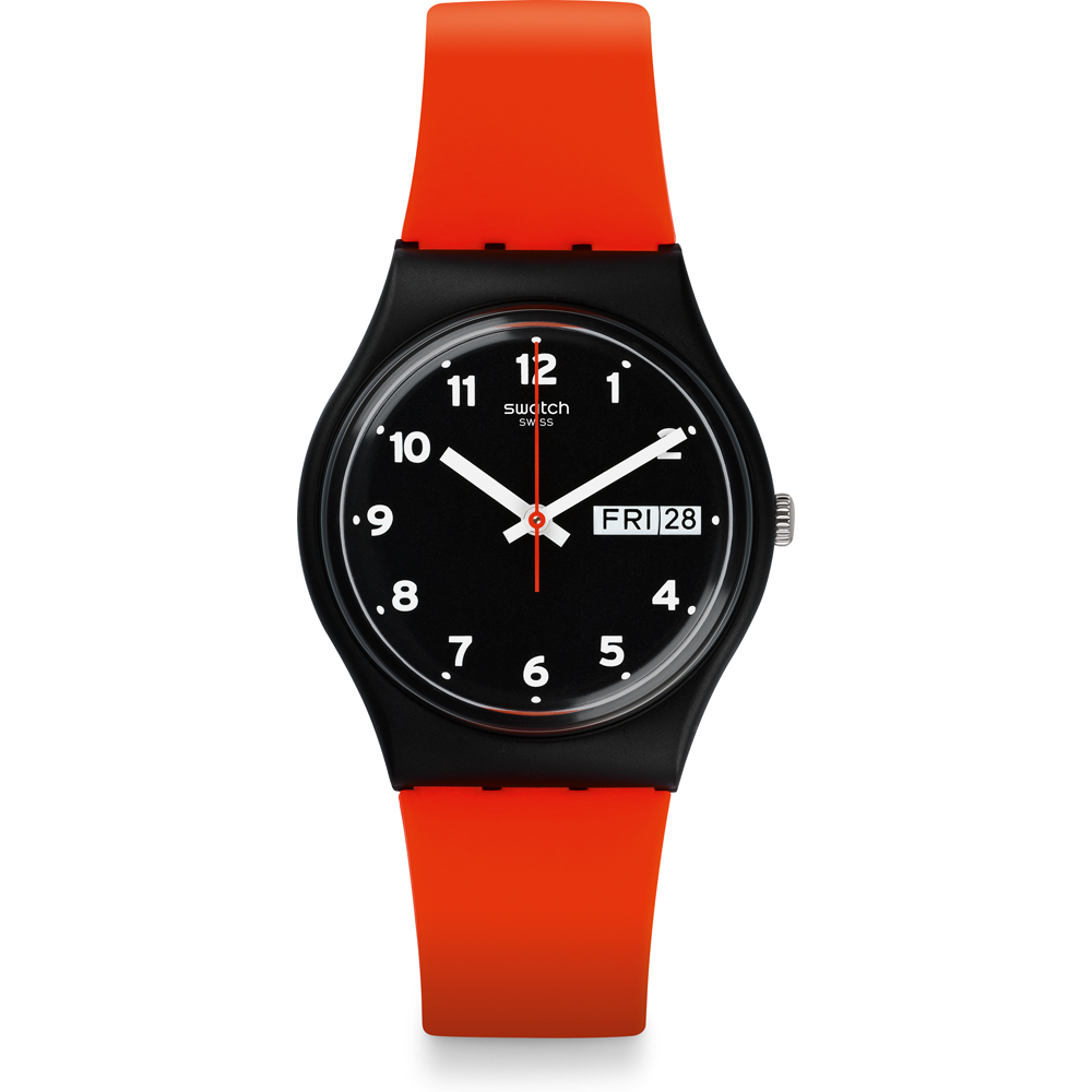 Swatch Standard Gents GB754 Red Grin Watch