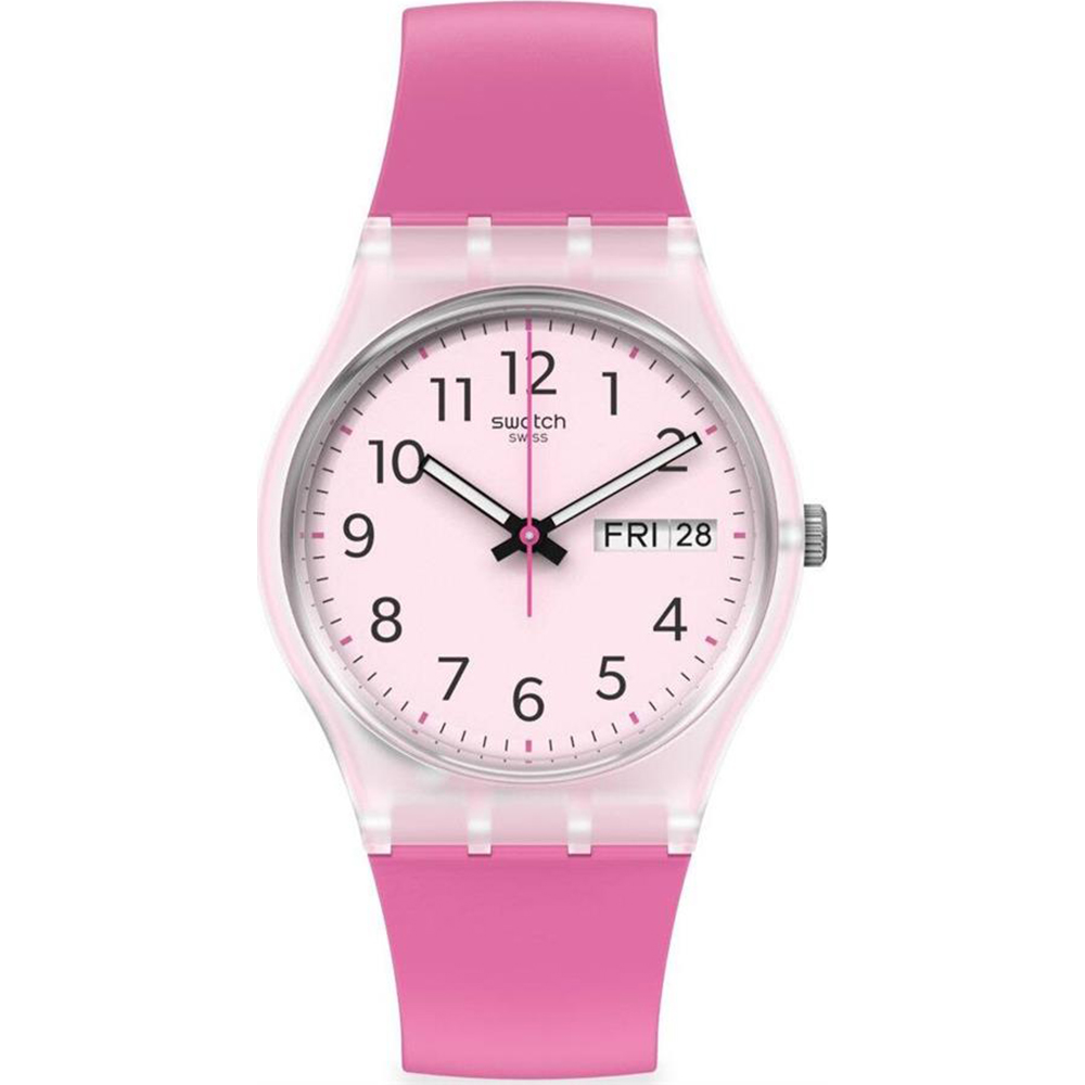 Swatch Standard Gents GE724 Rinse Repeat Pink Watch
