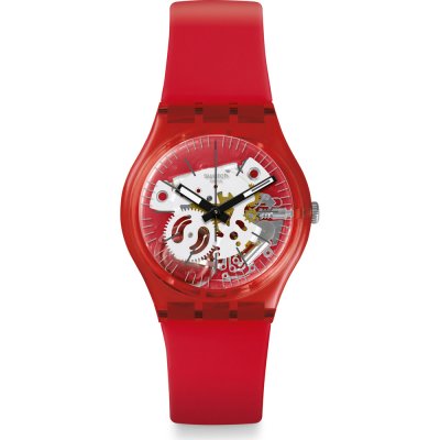Swatch Originals Medium (34mm) GR178 Rosso Bianco Watch